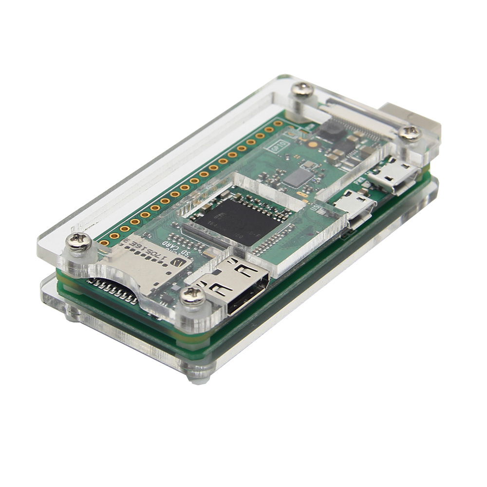 Transparent-Acrylic-Case-For-Raspberry-Pi-Zero-W-USB-A-Addon-BadUSB-Board-1275582