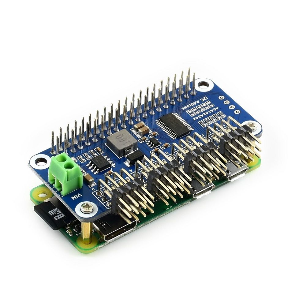 Waveshare-Servo-Driver-HAT-B-Type-with-16-Channel-12bit--I2C-Interface-Right-Angle-Pinheader-for-Ras-1666700