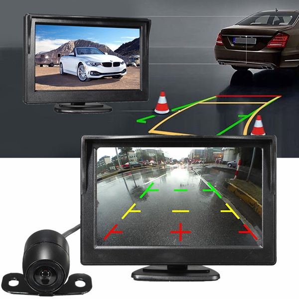 5Inch-LCD-Screen-Monitor-And-170deg-Car-Rear-View-Reverse-Backup-Camera-Night-Vision-1258818