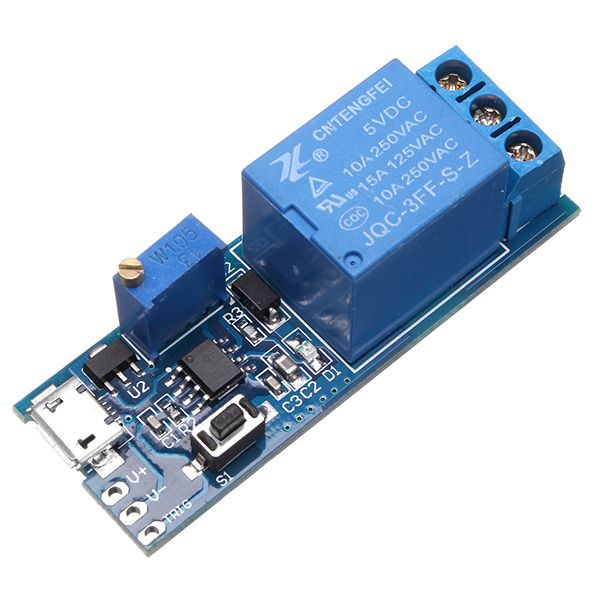 10Pcs-5V-30V-Wide-Voltage-Trigger-Delay-Timer-Relay-Conduction-Relay-Module-Time-Delay-Switch-1182661