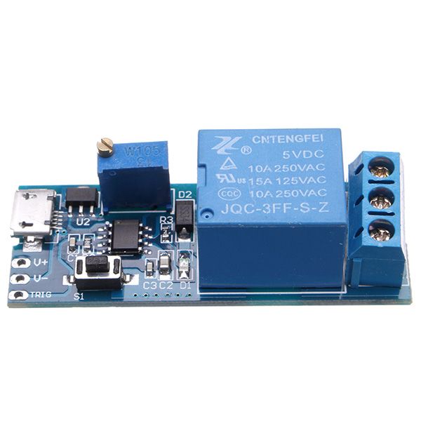 10Pcs-5V-30V-Wide-Voltage-Trigger-Delay-Timer-Relay-Conduction-Relay-Module-Time-Delay-Switch-1182661