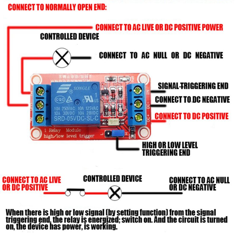 2Pcs-5V-1-Channel-Level-Trigger-Optocoupler-Relay-Module-Geekcreit-for-Arduino---products-that-work--1366337