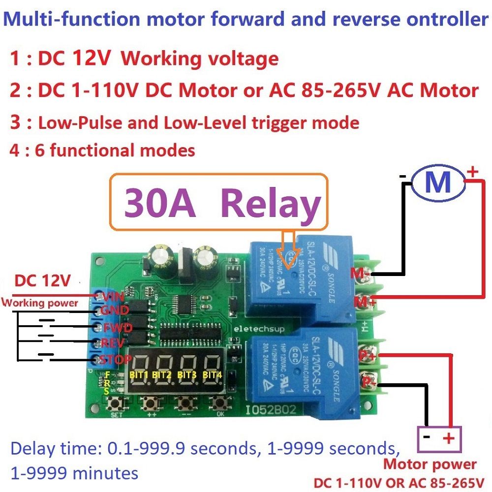 30A-12V-Multi-function-Motor-Forward-and-Reverse-Controller-Motor-Start-and-Stop-Controller-Delay-Li-1755430