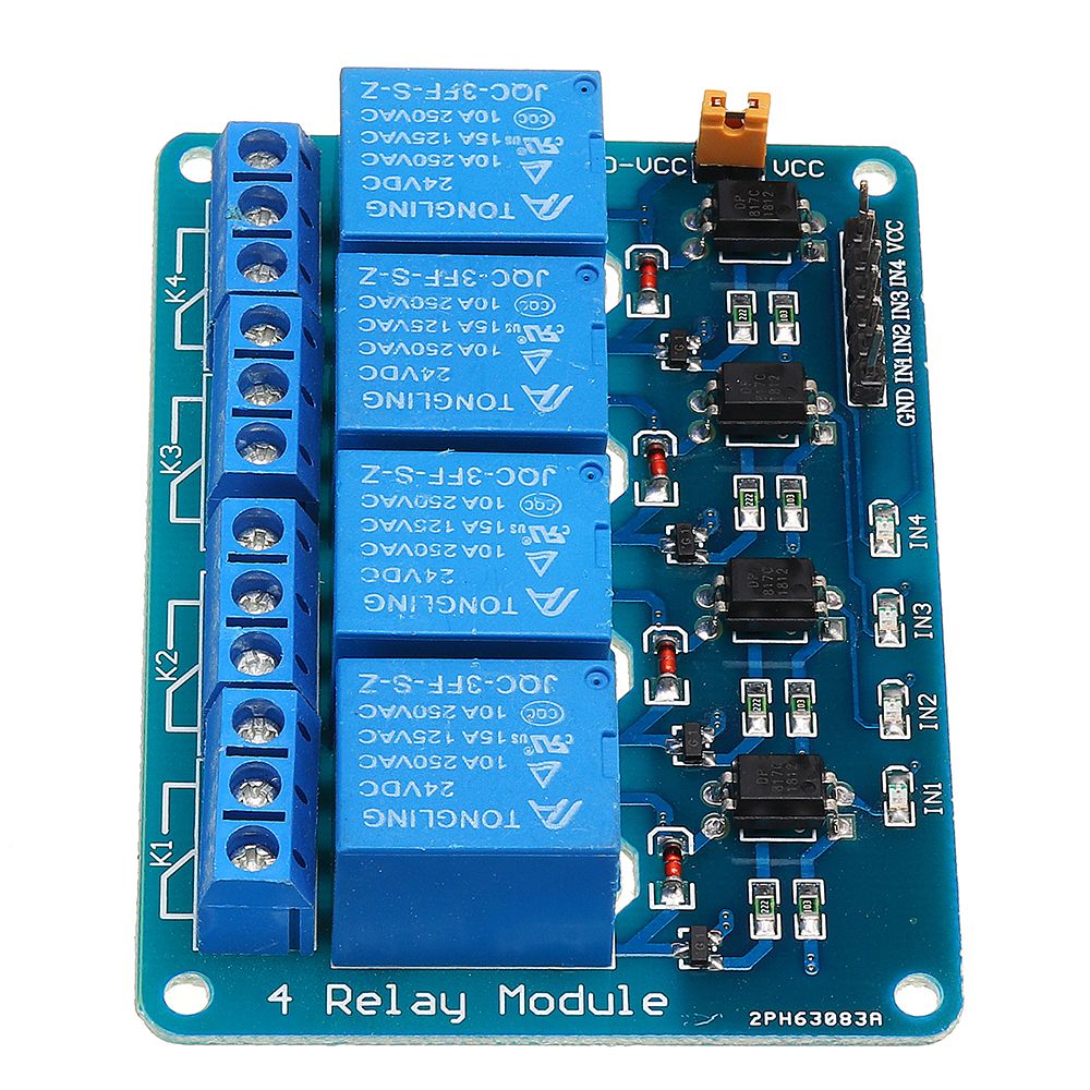 3pcs-24V-4-Channel-Relay-Module-PIC-ARM-DSP-AVR-MSP430-1493563