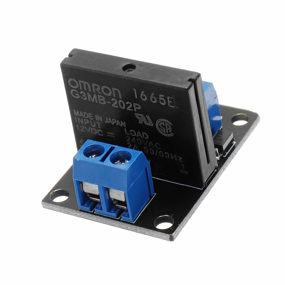 5pcs-1-Channel-DC-12V--Relay-Module-Solid-State-High-Level-Trigger-240V2A-Geekcreit-for-Arduino---pr-1373947