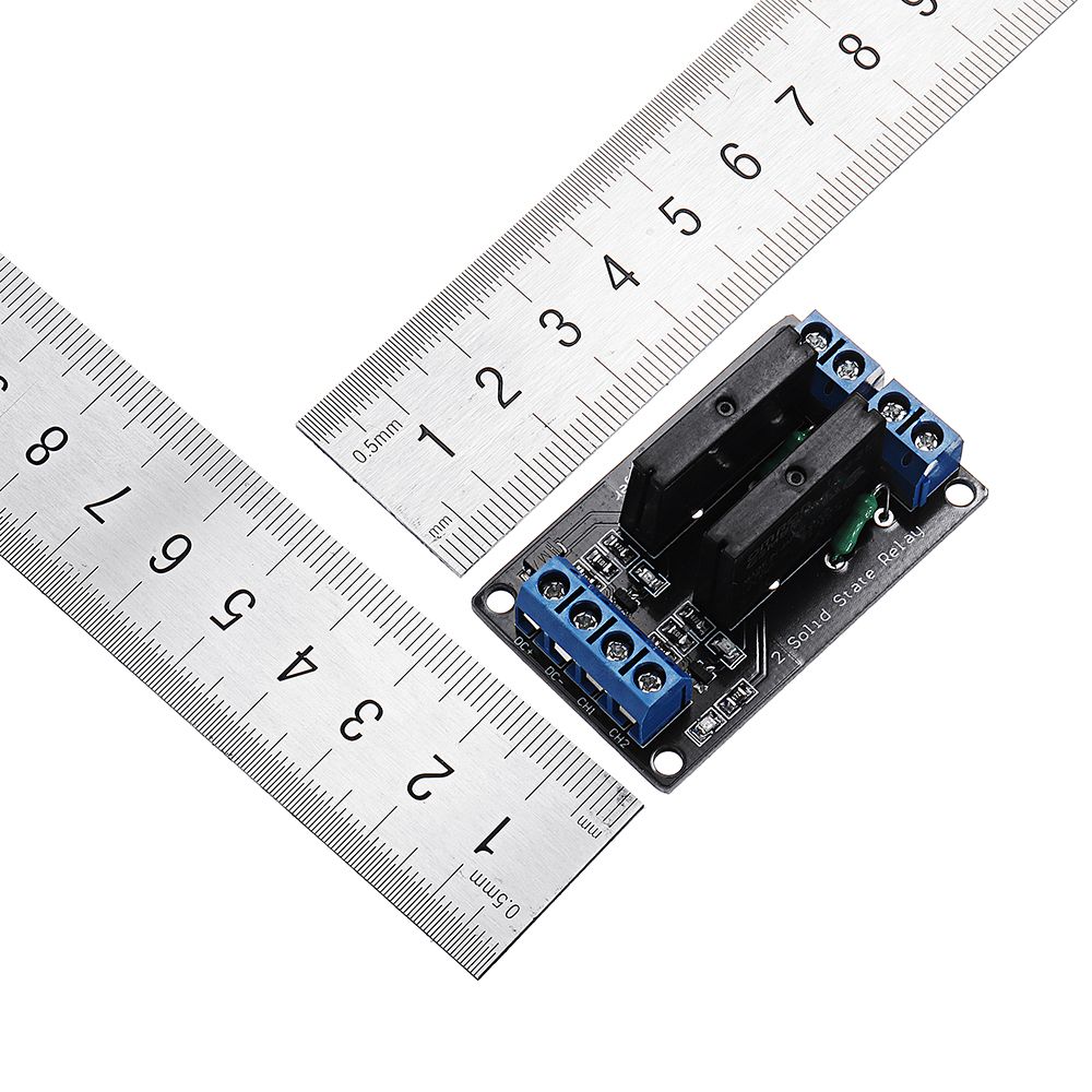 5pcs-2-Channel-DC-12V-Relay-Module-Solid-State-High-Level-Trigger-240V2A-Geekcreit-for-Arduino---pro-1373941