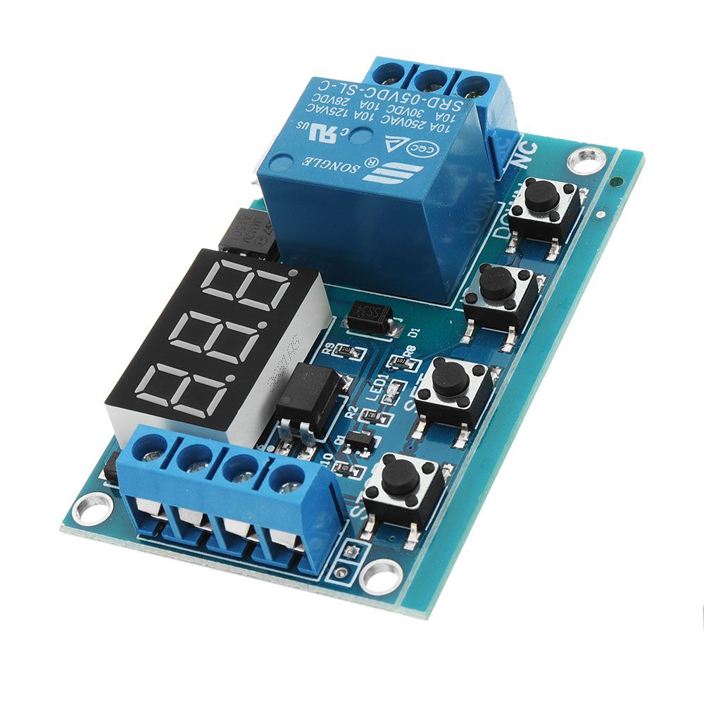 DC-6V-To-30V-One-Way-Relay-Module-Delay-Power-Off-Disconnection-Trigger-Delay-Cycle-Timer-Circuit-Sw-1311982