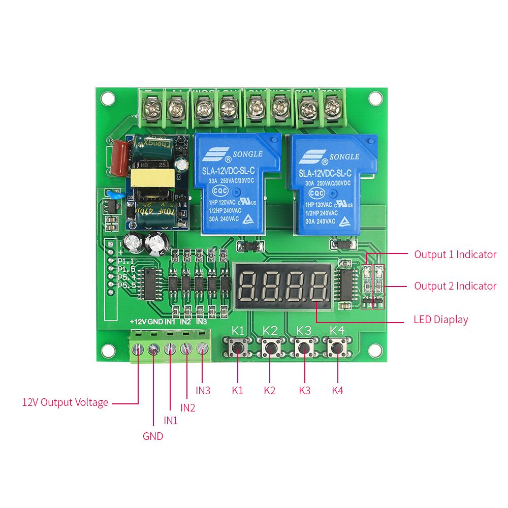 YYB-3-220V-2-Channel-Relay-Board-Motor-Driver-Shield-Board-01S-999H-Adjustable-30A-Relay-Module-with-1622901