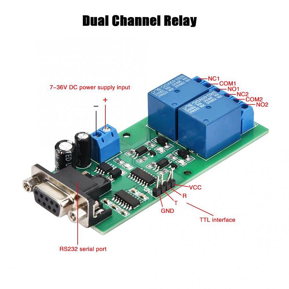 YYE-2-RS232-Adjustable-UART-Serial-Port-Remote-Control-2-Channel-Relay-Module-MCU-PC-Control-Switch--1623567