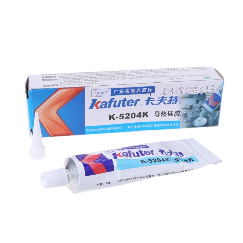Kafuter-K-5204K-80g-Thermal-Conductive-Silicone-CPU-Bonding-Adhesive-Glue-Quick-drying-Thermal-Silic-1376482