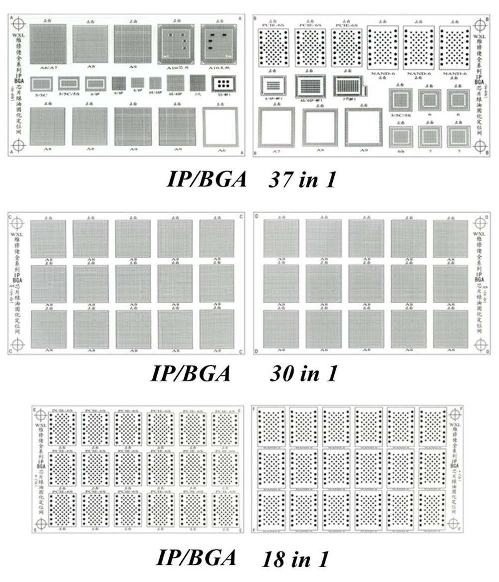 MECHANIC-Solder-Mask-Layer-UV-Lamp-Repair-Tool-Set-BGA-PCB-Solder-Pad-Stencils-for-Mobile-Phone-1322106