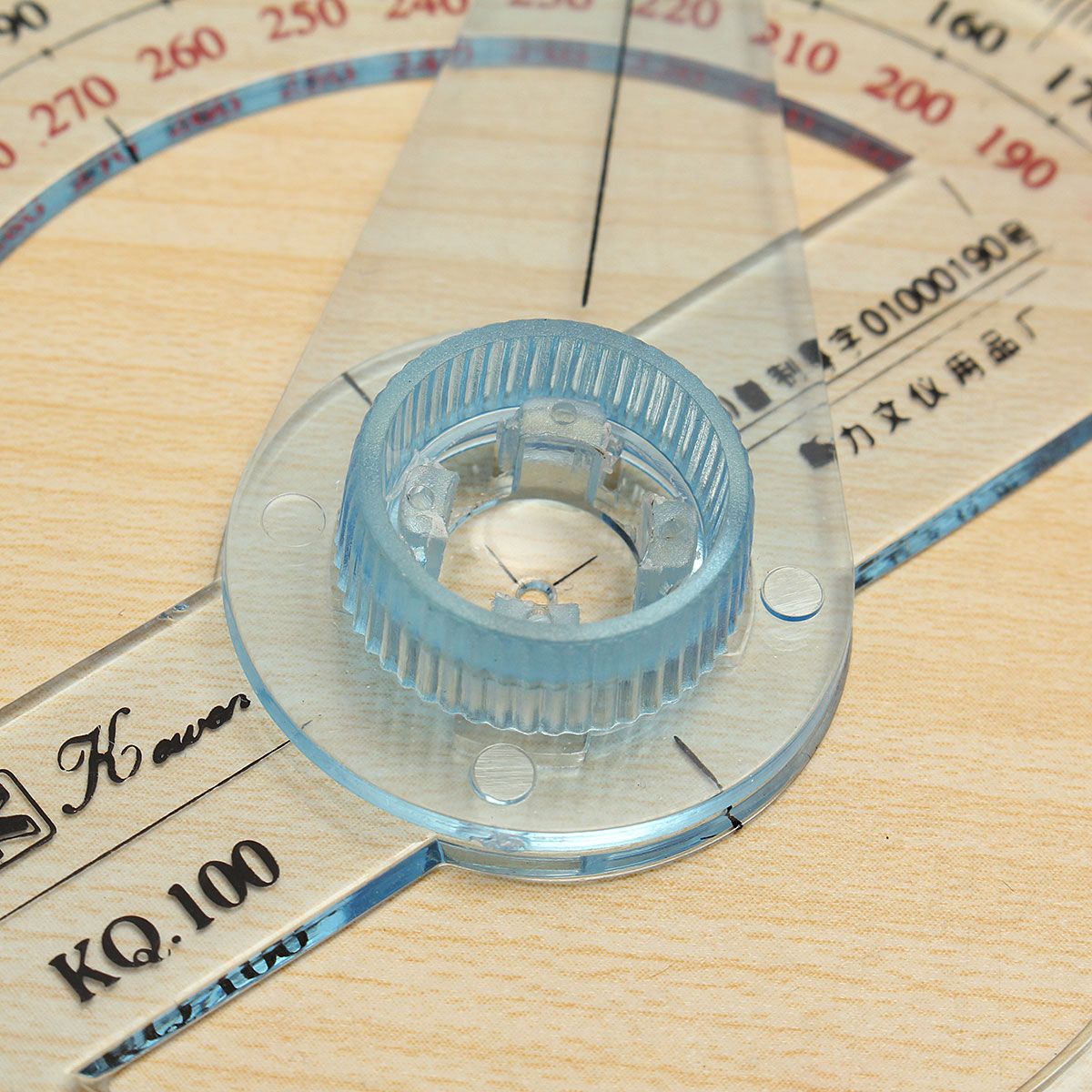 10cm-Plastic-360-Degree-Protractor-Ruler-Angle-Finder-Swing-Arm-School-Office-1052393