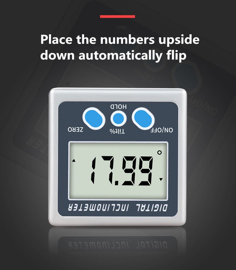 MetalPlastic-Digital-Display-Inclination-Box-Grade-Level-Protractor-Magnetic-Angle-Ruler-4x90deg-Dig-1753805