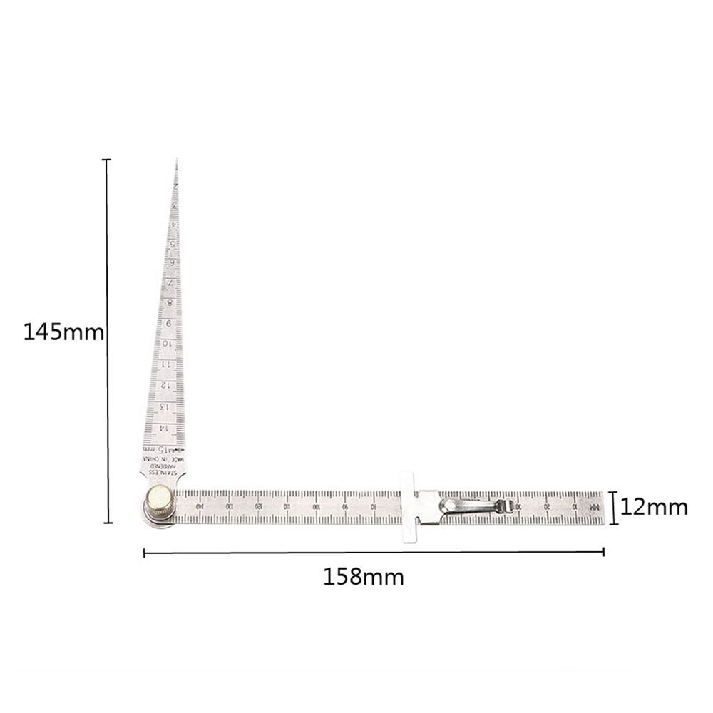 Stainless-Steel-Measuring-Tool-Wedge-Taper-Ruler-1-150mm-Feeler-Gauges-Bore-Measurement-1348318