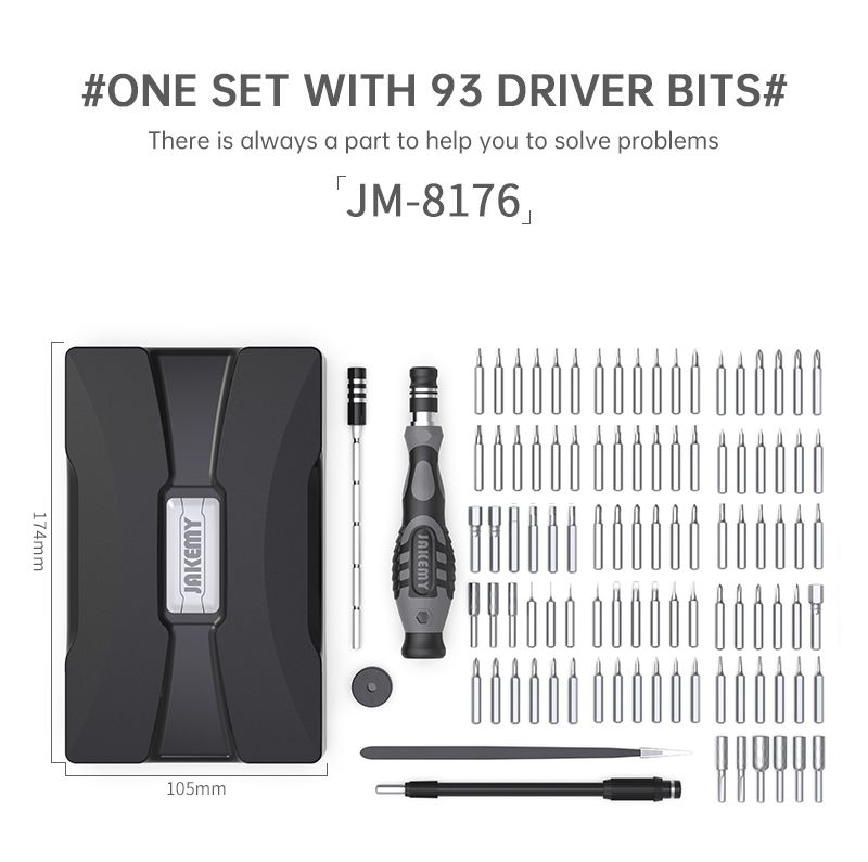 Jakemy-8176-106Pcs-Multi-function-Magnetic-Precision-Screwdriver-Set-Tweezer-Screw-Driver-With-Exten-1671632