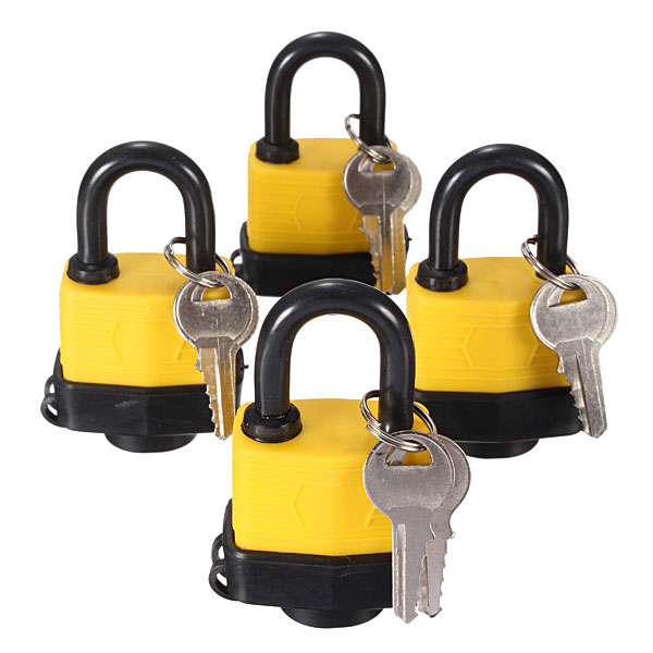 4pcs-40mm-Keyed-Alike-Waterproof-Gate-Door-Padlock-with-8-Same-Key-955747