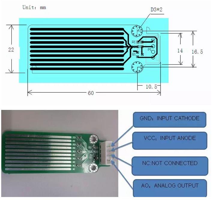 10Pcs-Rain-Sensor-Water-Level-Measure-Module-Raindrop-Analog-Sensor-Board-1255777