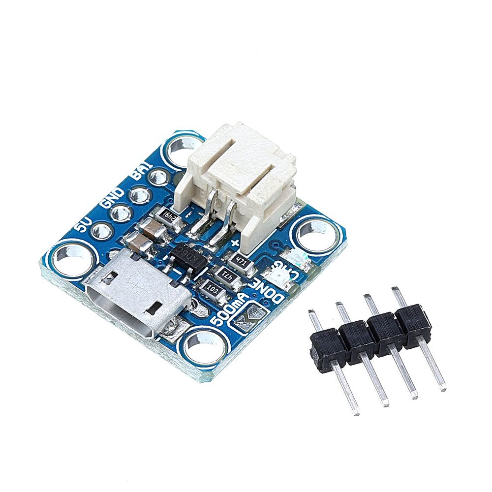 37V-42V-5V-100mA-Micro-Lipo-Charger-USB-Battery-Charging-Board-Micro-B-Connector-Lithium-for-LiPoLiI-1532836