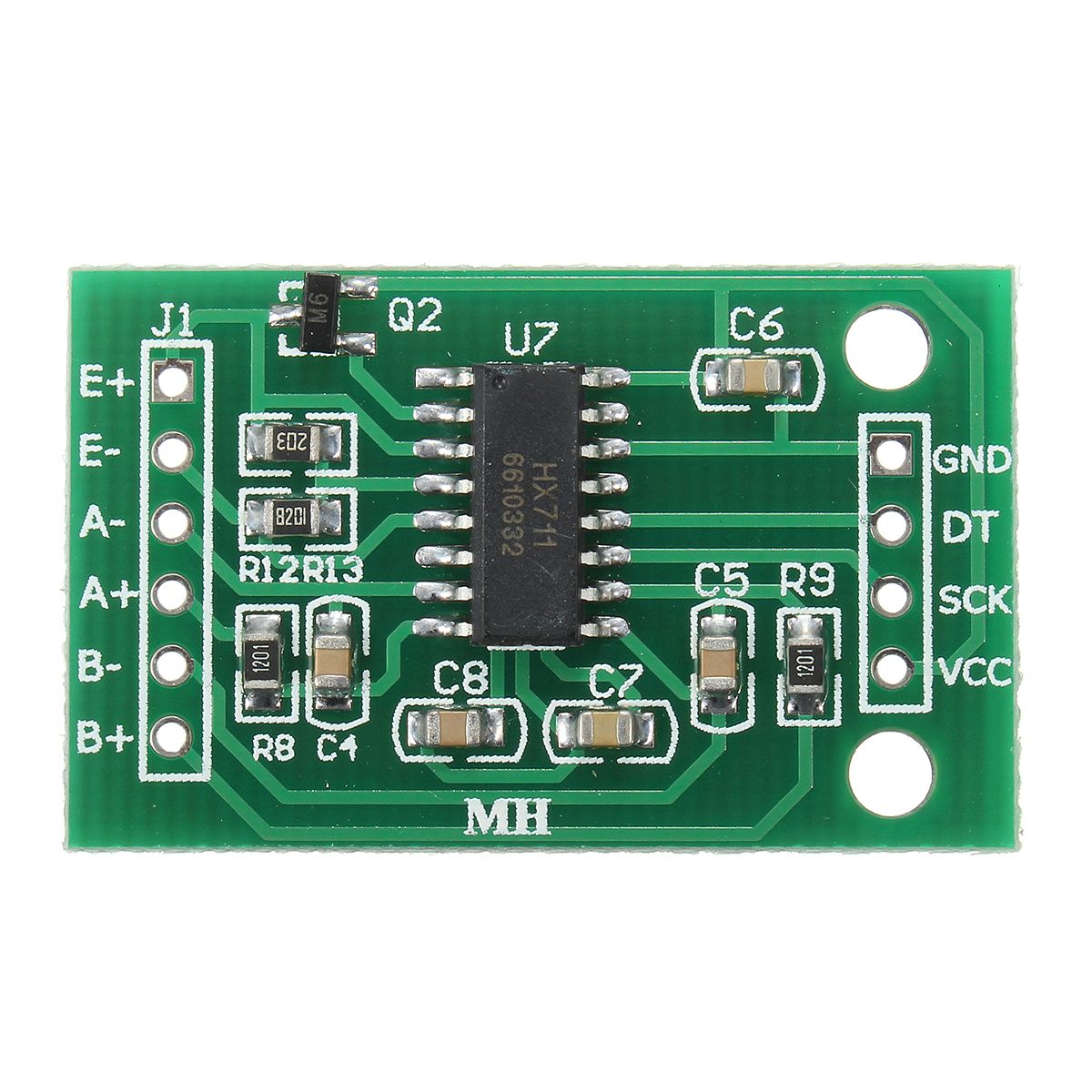 5Pcs-10kg-Aluminum-Alloy-Small-Scale-Weighing-Pressure-Sensor-With-HX711-AD-Module-1136340