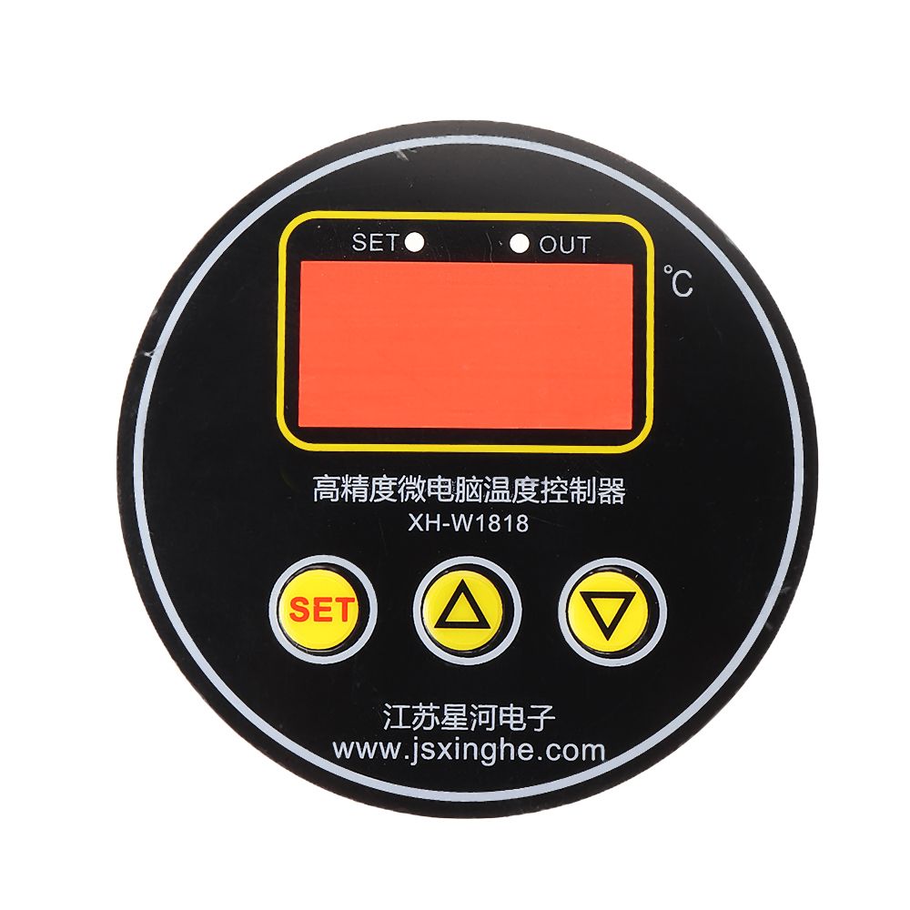 5pcs-12V-XH-W1818-High-Precision-Microcomputer-Temperature-Controller-Circular-Digital-Display-Embed-1637881