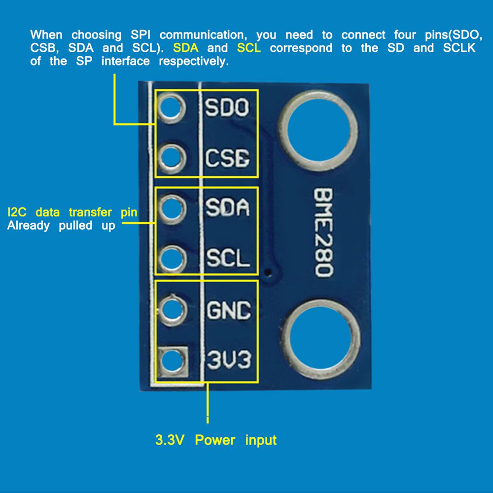 5pcs-BME280-Digital-Sensor-Temperature-Humidity-Atmospheric-Pressure-Sensor-Module-1430737