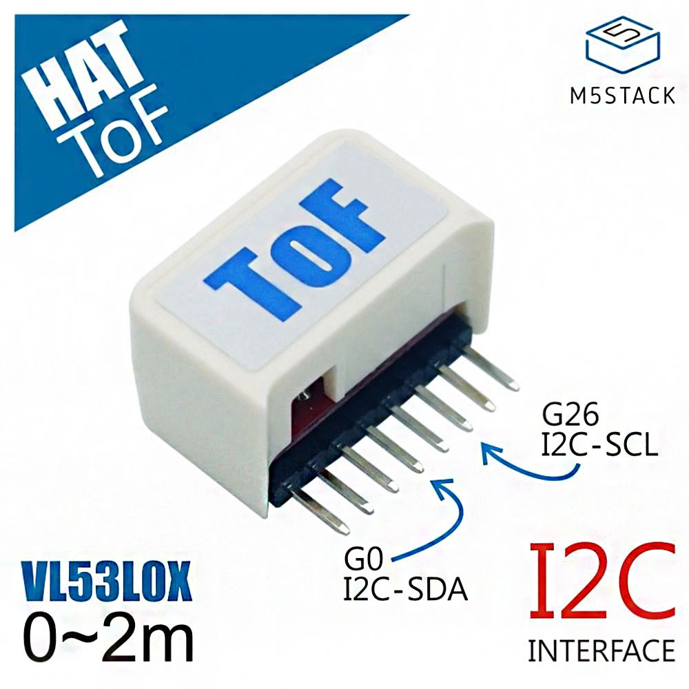 M5Stackreg-ToF-HAT-VL53L0X-and-940nm-VCSEL-High-Precision-Laser-Ranging-Sensor-Module-Development-Bo-1600596