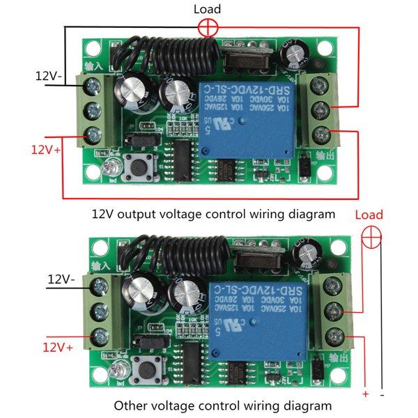 3Pcs-Geekcreitreg-DC-12V-10A-Relay-1CH-Channel-Wireless-RF-Remote-Control-Switch-Transmitter-With-Re-1188168