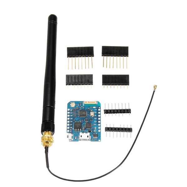 3Pcs-WeMosreg-D1-Mini-Pro-16-Module--ESP8266-Series-WiFi-Wireless-Antenna-1152438