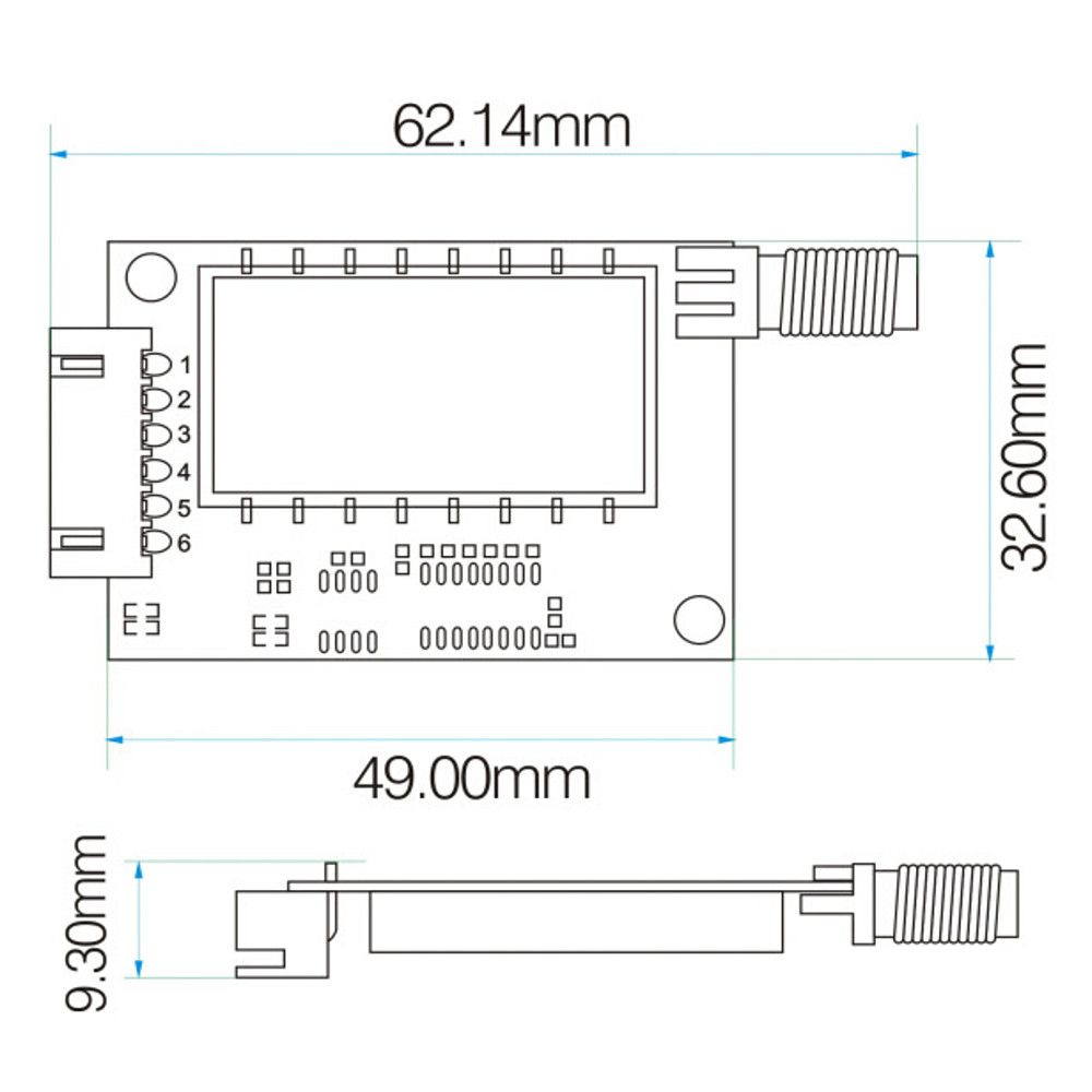 433MHz-LORA611AES-LORA-Wireless-Data-Transmission-Module-100mw-AES-Encryption-TTL-232-485-Interface-1430052