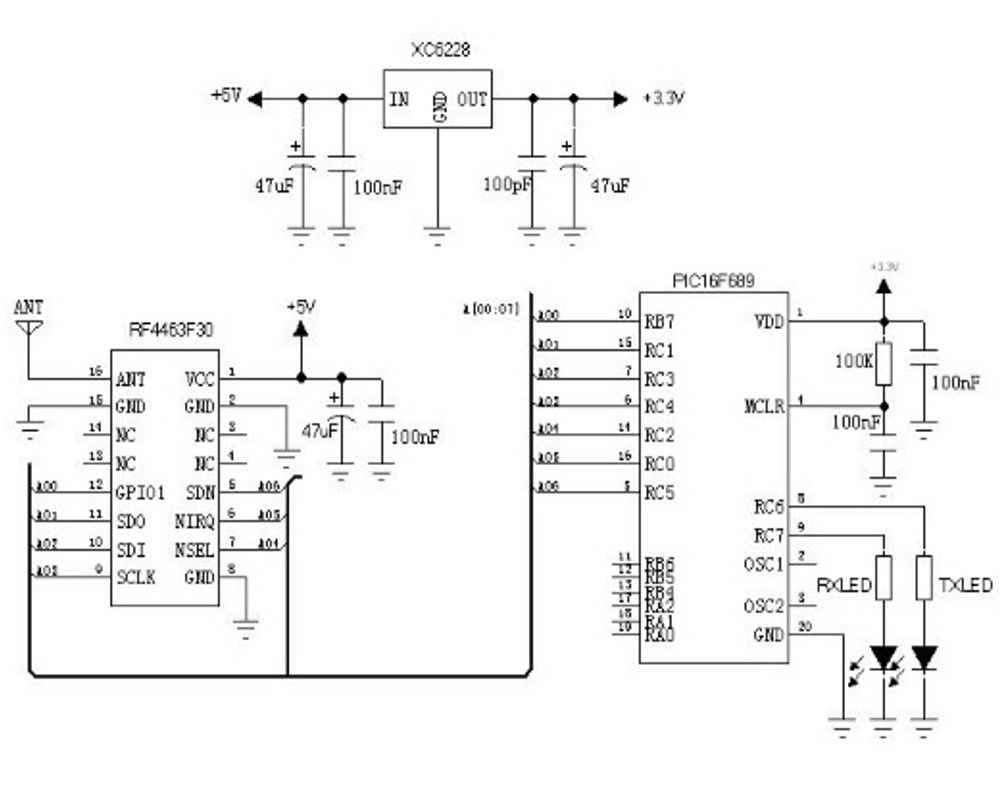 433MHz-RF4463F30-1W-High-Power-Ultra-Long-Range-Wireless-Front-End-Transceiver-Module-FSK-GFSK-SI446-1429962