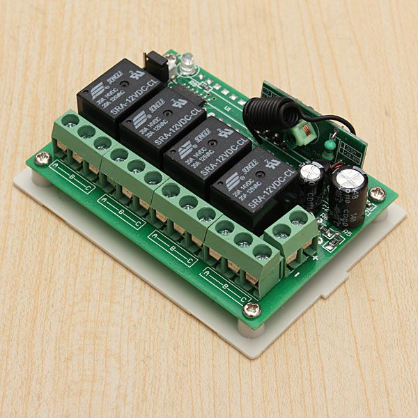 5Pcs-Geekcreitreg-12V-4CH-Channel-315Mhz-Wireless-Remote-Control-Switch-With-2-Transimittervs-1033709