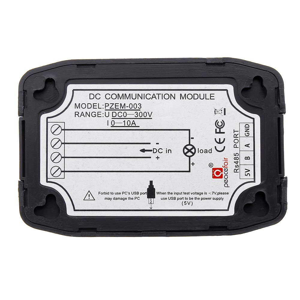 DC-0-300V-10A-Voltmeter-PZEM-003-Communication-Wireless-Module-RS485-Modbus-Voltage-Current-Power-En-1386555