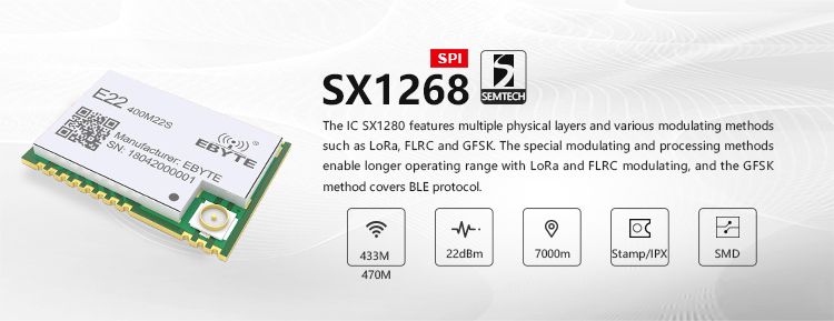 Ebytereg-E22-400M22S-SX1268-Long-Range-6500m-Transceiver-SMD-Transmitter-Receiver-LoRa-433MHz-RF-Mod-1697214