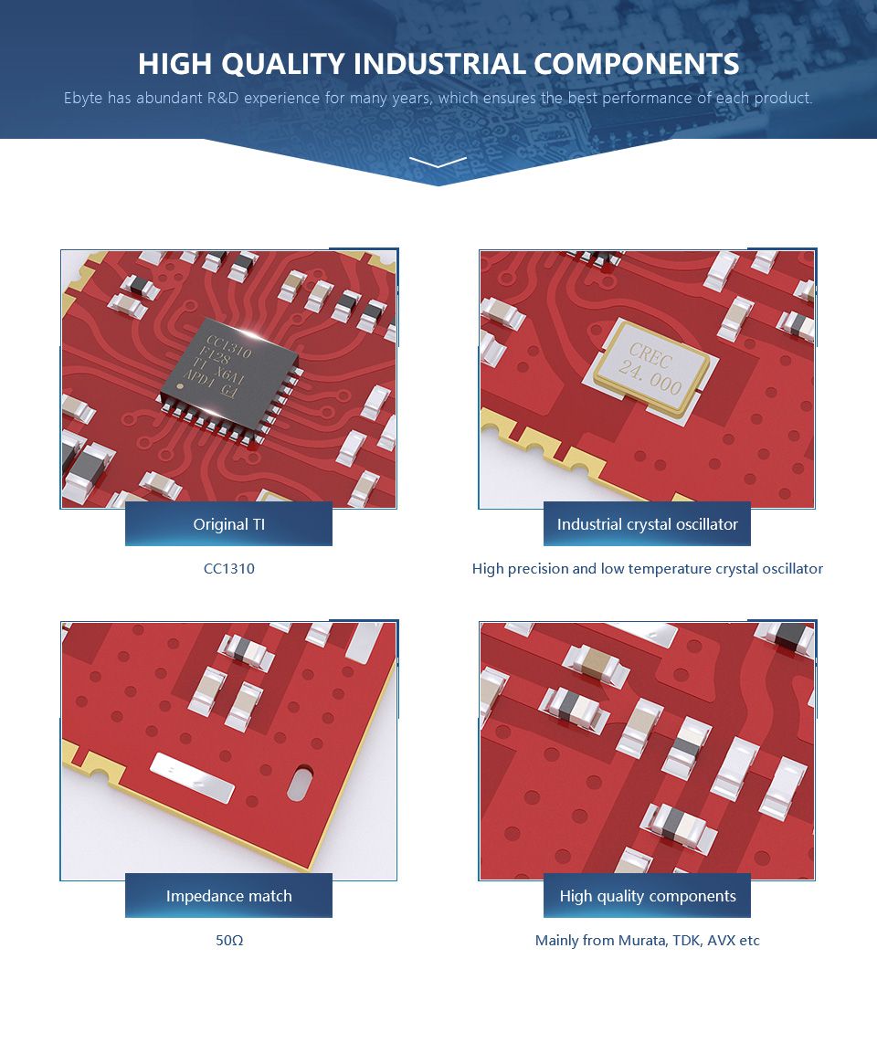 Ebytereg-E70-433T14S2-CC1310-433MHz-IOT-SMD-RF-Wireless-UHF-Module-UART-IOT-Wireless-Transmitter-and-1764300