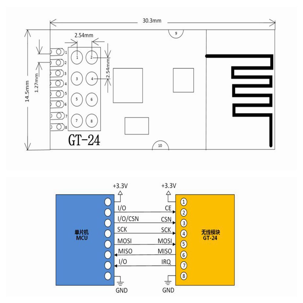 GT-24-Digital-Wireless-Module-24G-NRF24L01-PA-LNA-Industrial-Grade-1100M-Long-Distance-With-Non-weld-1361350