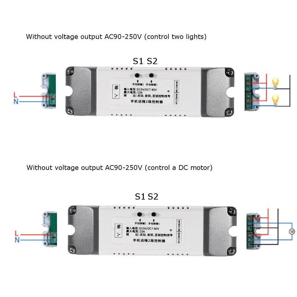 LCWSS-2-D5-433MHz-Ewelink-Voice-Control-Mobile-Phone-APP-Remote-Control-Two-way-WiFi-Switch-Module-D-1686999