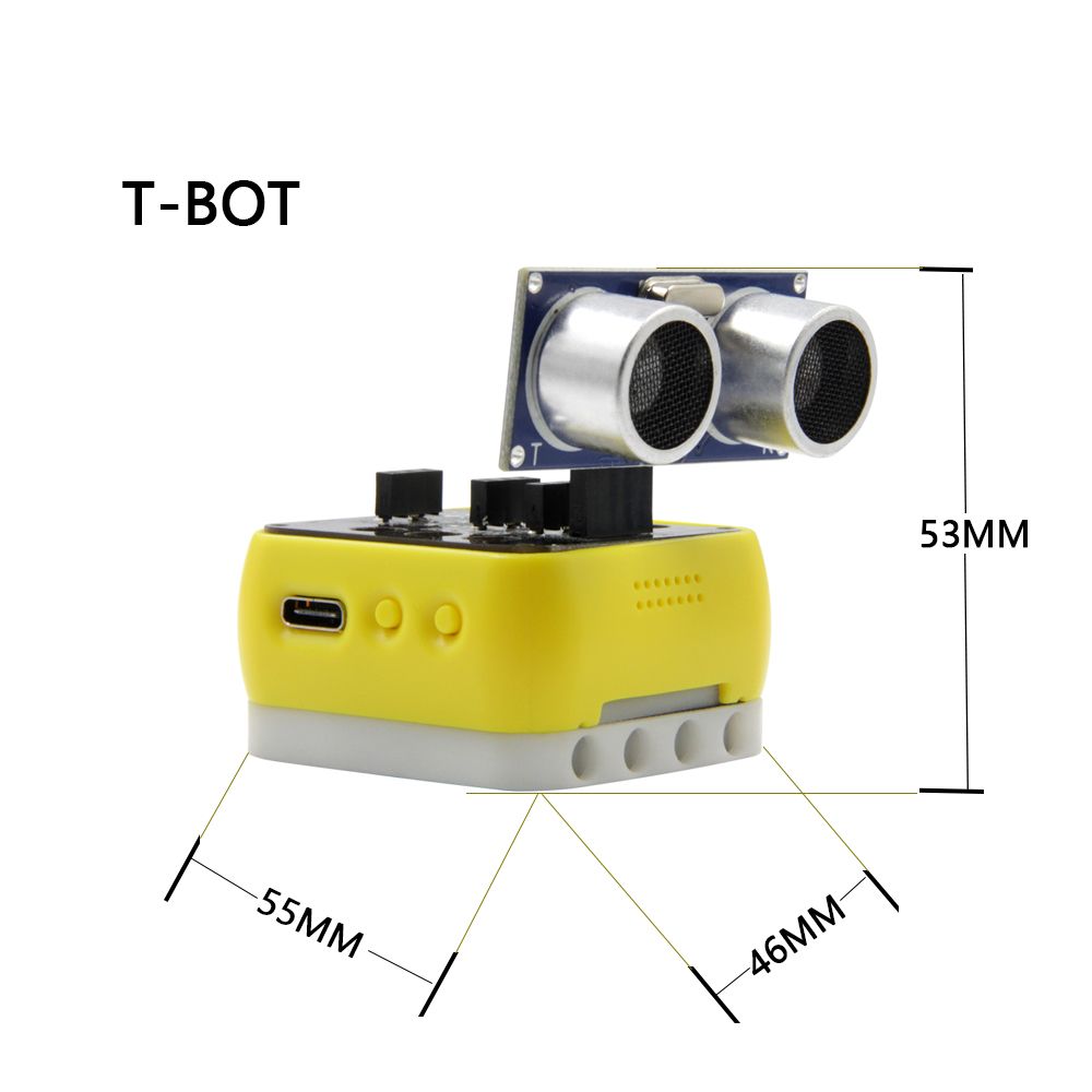 LILYGOreg-TTGO-T-Bot-ESP32-Main-Chip-T-Block-With-HC-SR04-Module-Programmable-Hardware-MINI-Trolley-1722615