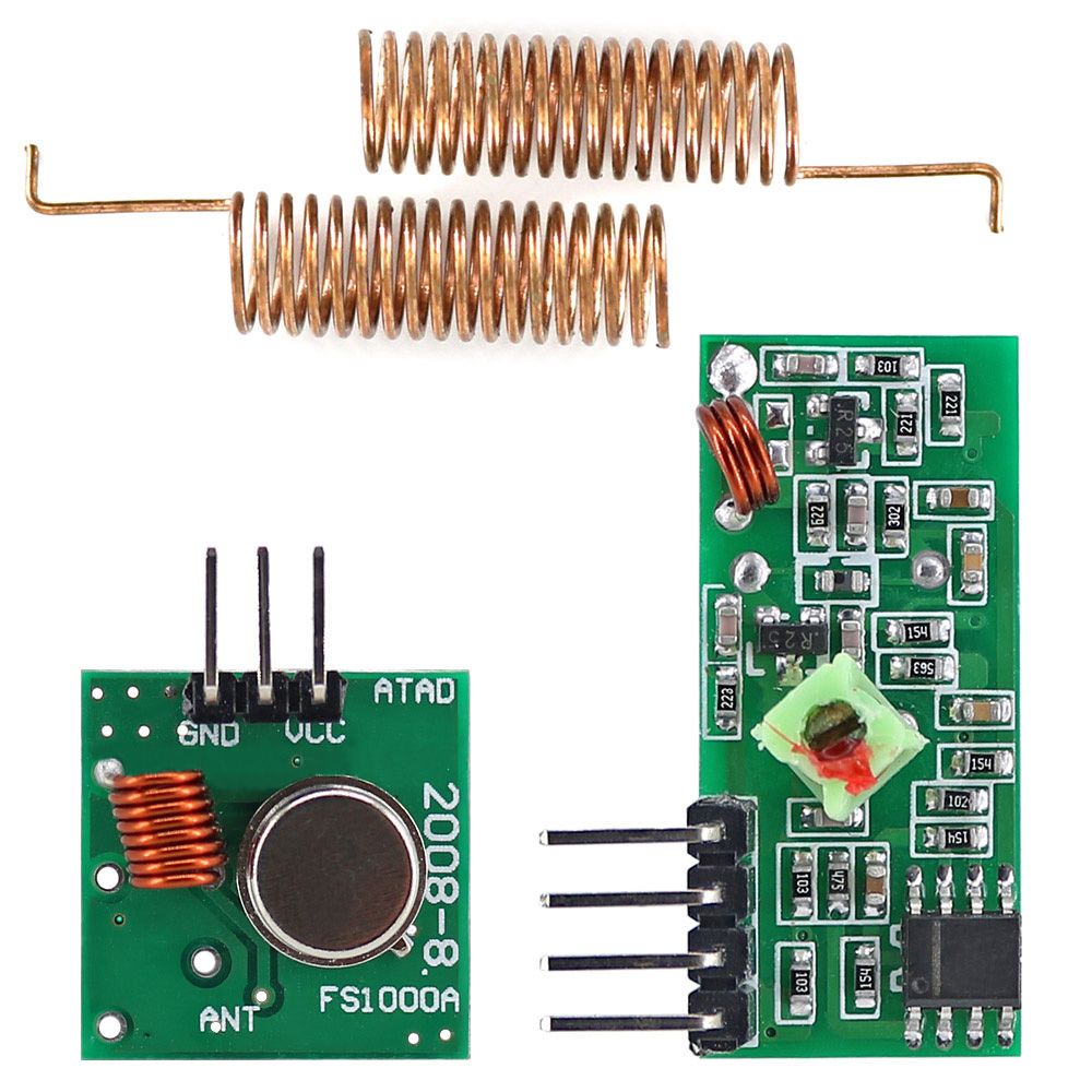 OPEN-SMARTreg-433MHz-RF-Wireless-Receiver-Module-Transmitter-kit--2PCS-RF-Spring-Antenna-1629262