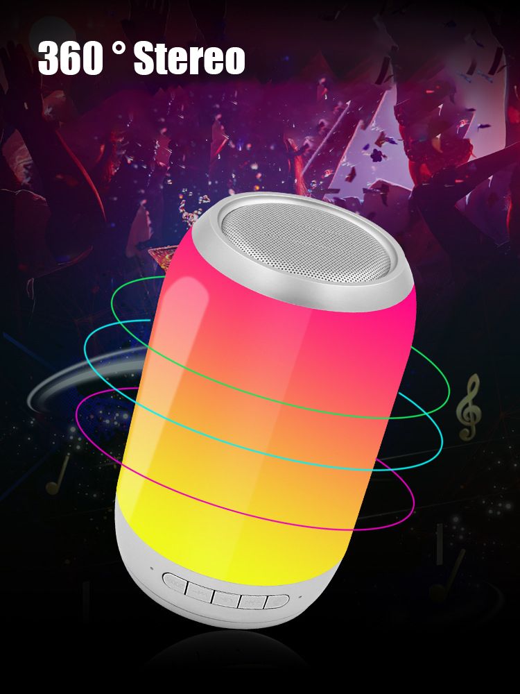 Bakeey-Portable-Colorful-LED-Light-Wireless-bluetooth-Speaker-HiFi-FM-Radio-TF-Card-Dual-Bass-Subwoo-1549521