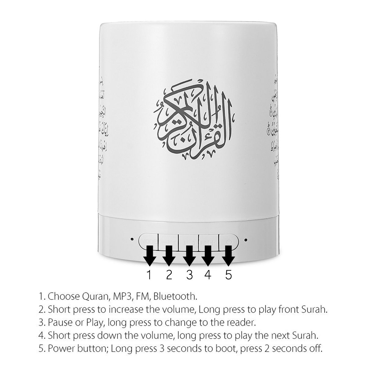 Bakeey-Portable-USB-Charging-Wireless-bluetooth-Colorful-Discoloration-Speaker-Remote-Control-Quran--1650378