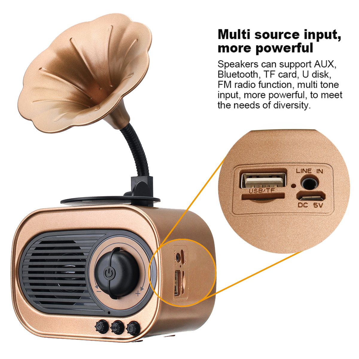 Bakeey-Portable-Wireless-bluetooth-Speaker-TF-Card-Hands-Free-Waterproof-Speakers-Music-Amplifier-1650377