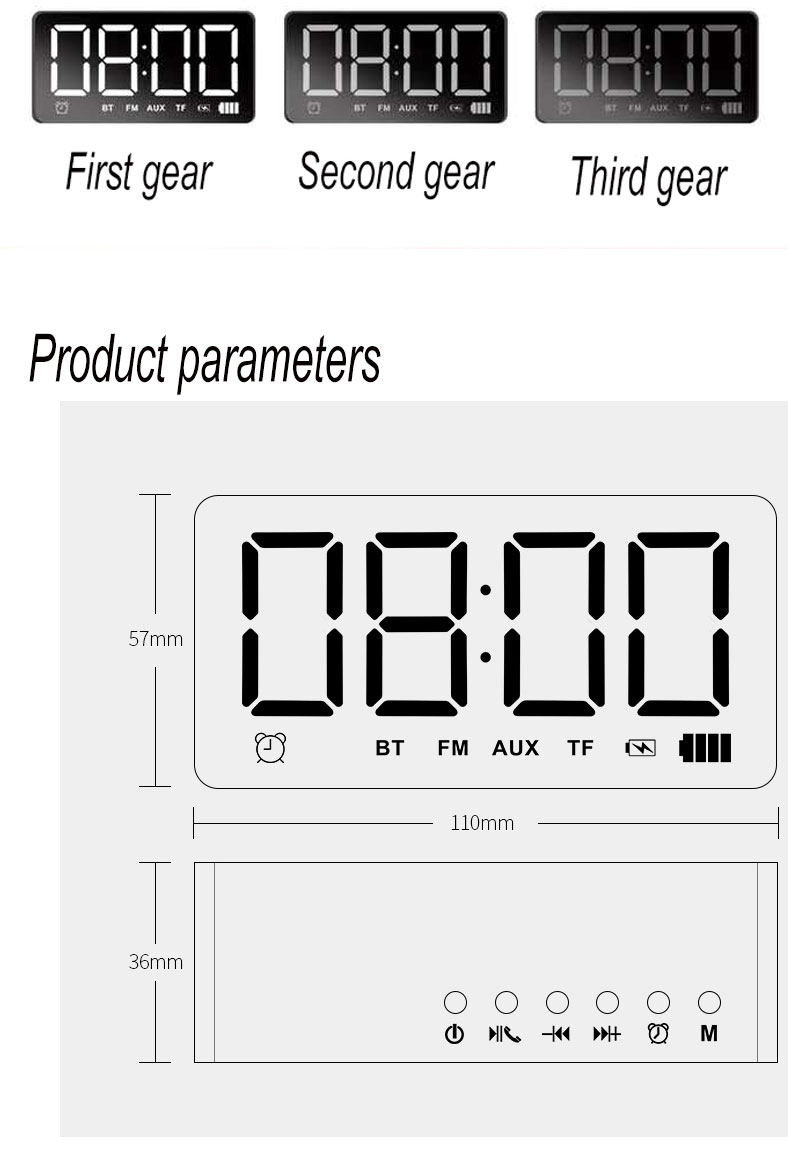 Bakeey-Q31-Wireless-bluetooth-50-Speaker-LED-Display-Dual-Alarm-Clock-FM-Radio-TF-Card-Stereo-Speake-1576170