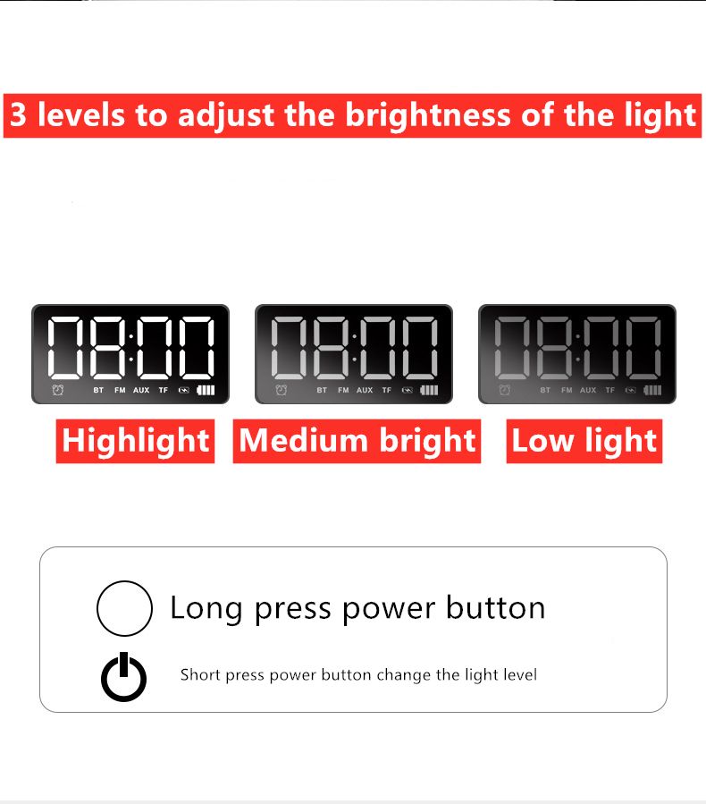 Bakeey-Q31-bluetooth-Wireless-Speaker-35mm-AUX-Jack-Mirror-LED-Digital-Display-FM-Radio-Speaker-Alar-1620567