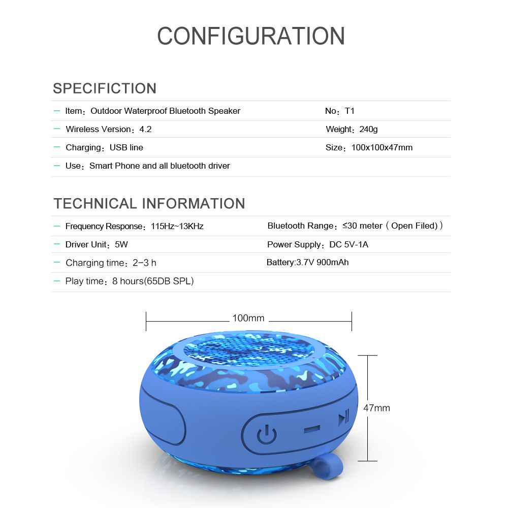 CYBORIS-Wireless-bluetooth-Speaker-IP67-Shockproof-Waterproof-TF-Card-TWS-Stereo-Speaker-with-Mic-1358406