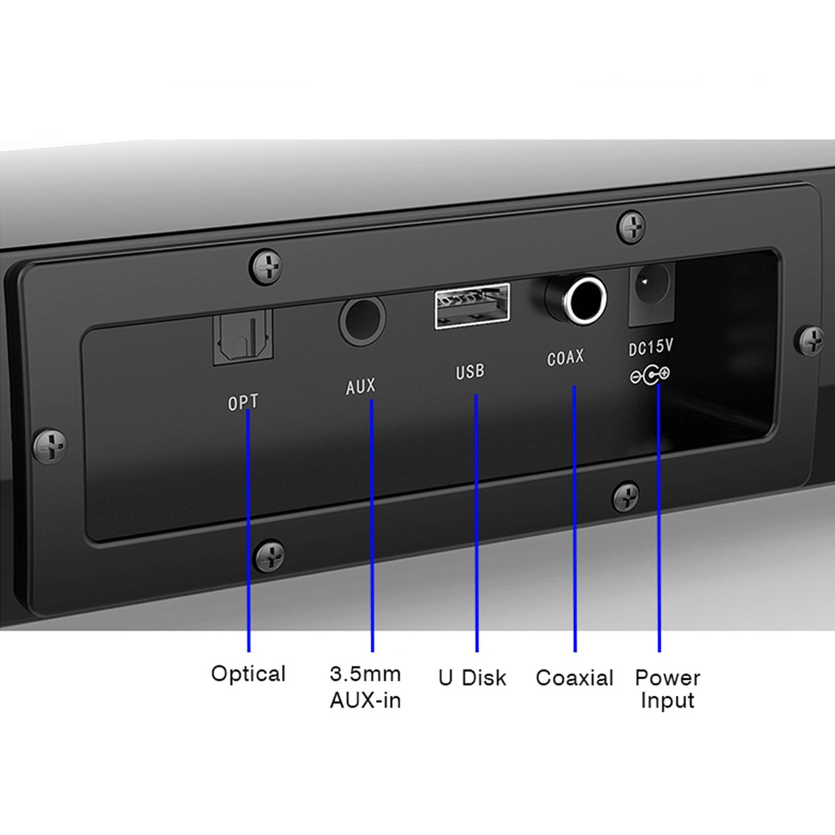 DROW-40W-4-Drivers-bluetooth-Speaker-LED-Display-3D-Stereo-Remote-Control-U-Disk-AUX-Speaker-Soundba-1445720