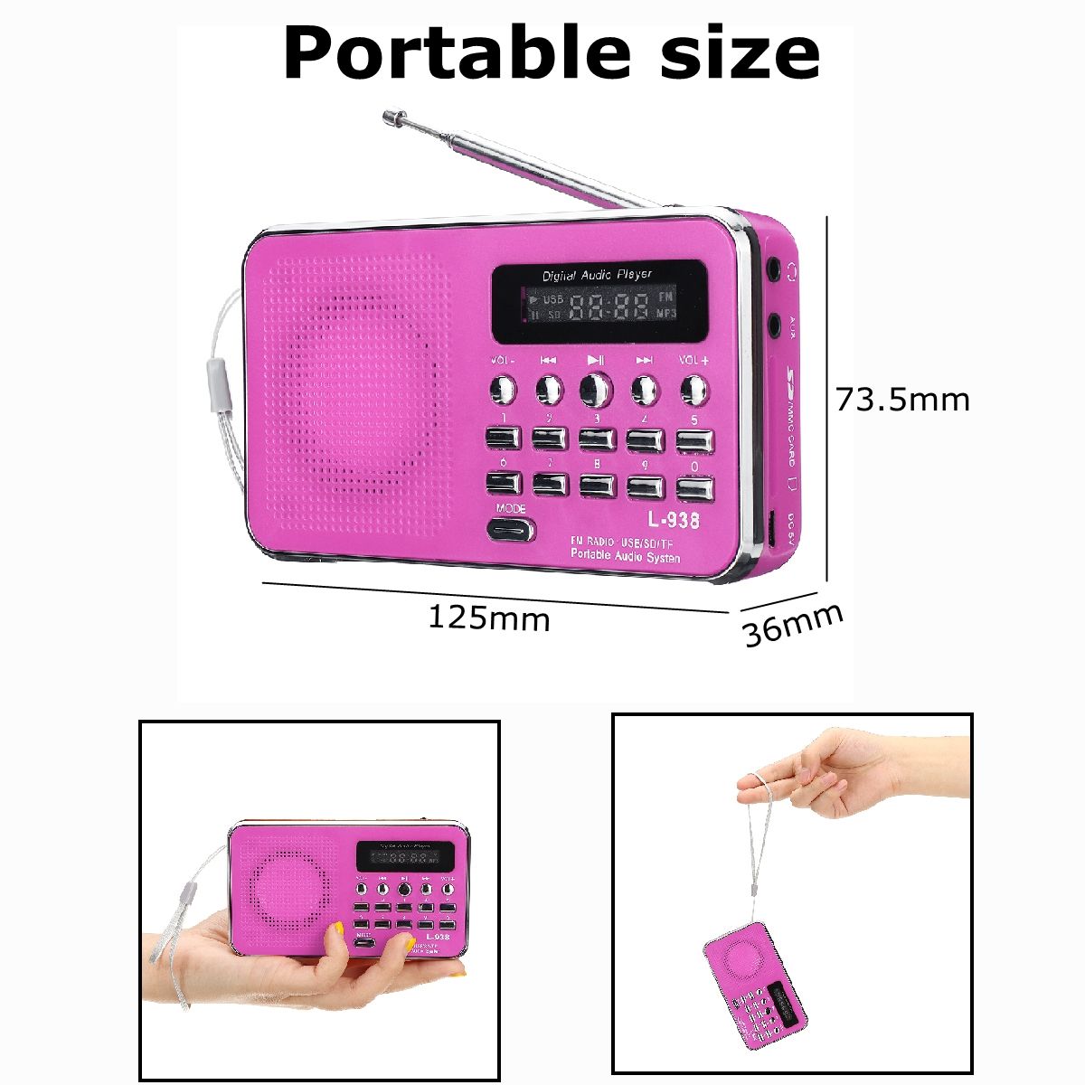 Portable-FM-875-108MHZ-42V-4Omega-Radio-TF-SD-Card-AUX-Loop-Play-Speaker-MP3-Music-Player-1525688