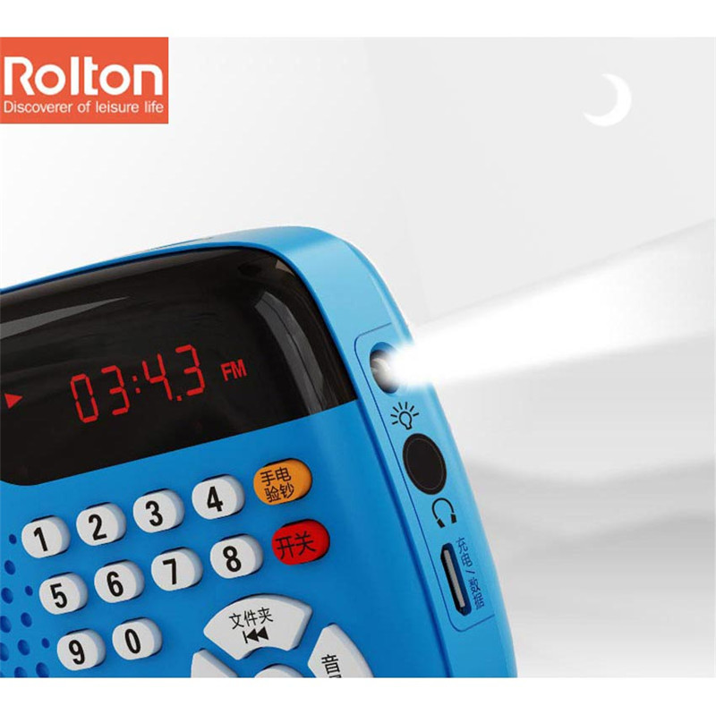 Rolton-W105-Portable-Mini-FM-Radio-Speaker-Music-Player-Tf-Card-With-LED-Display-And-Flashlight-1130645