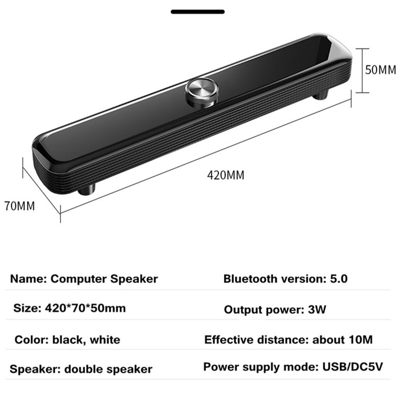 SADA-Bar-Speaker-Home-Subeoofer-Mini-Piano-Paint-2-Channel-Speaker-1629357