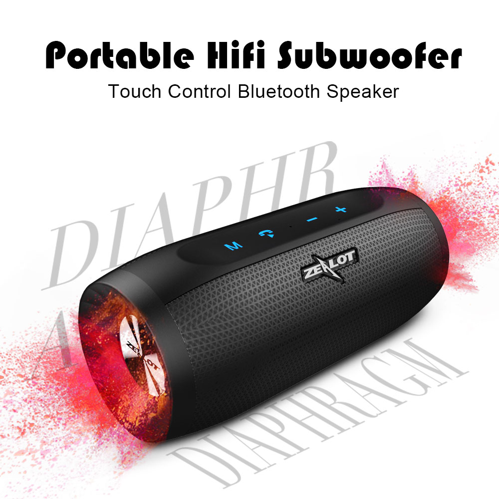 Zealot-B16-Portable-Wireless-bluetooth-Speaker-IPX5-Waterproof-TF-Card-4000mAh-Bass-Subwoofer-1337007