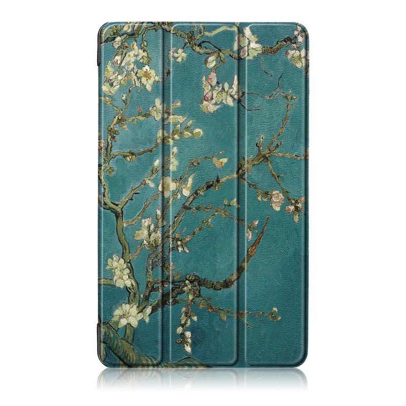 Tri-Fold-Pringting-Tablet-Case-Cover-for-New-F-ire-HD-7-2019-Apricot-blossom-1521184